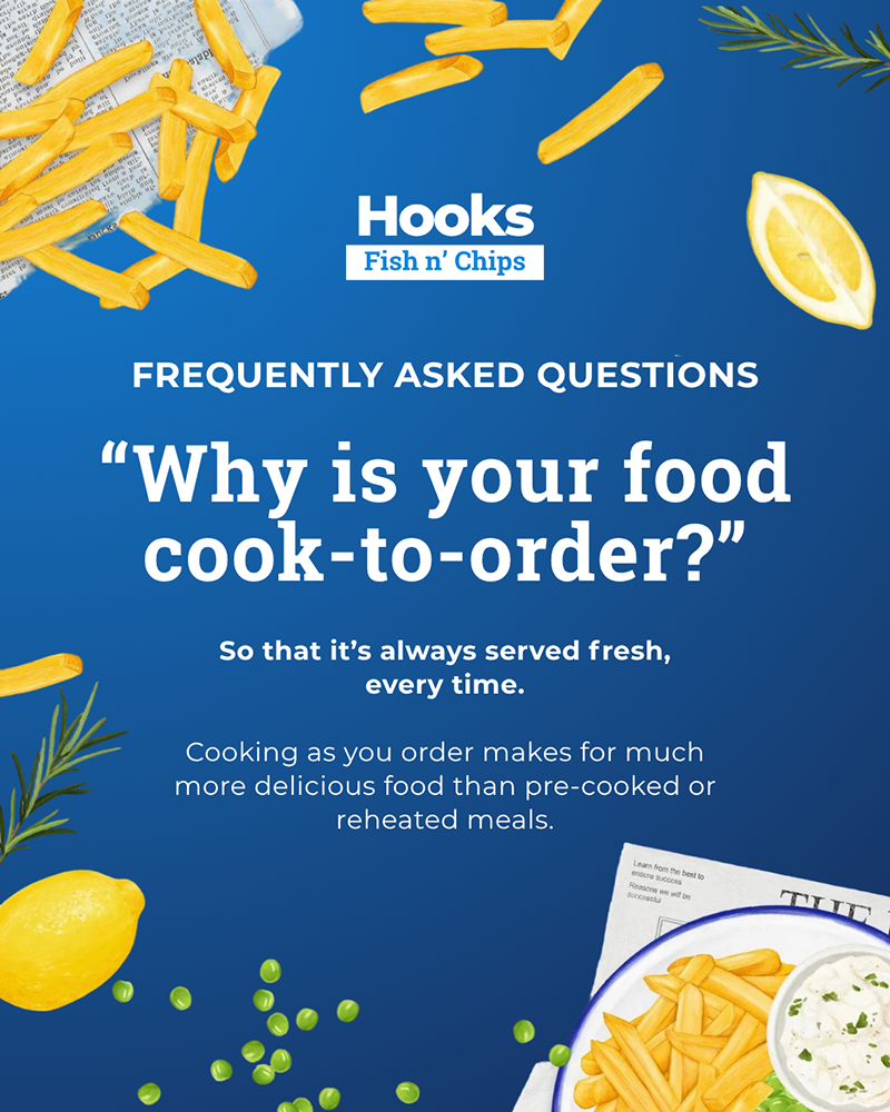 Social media campaign design for Hooks Fish and Chips by Hyperlane Digital, Social Media Management Geraldton